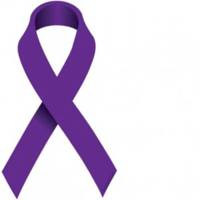 Purple Ribbon for Domestic Violence Awareness Month
